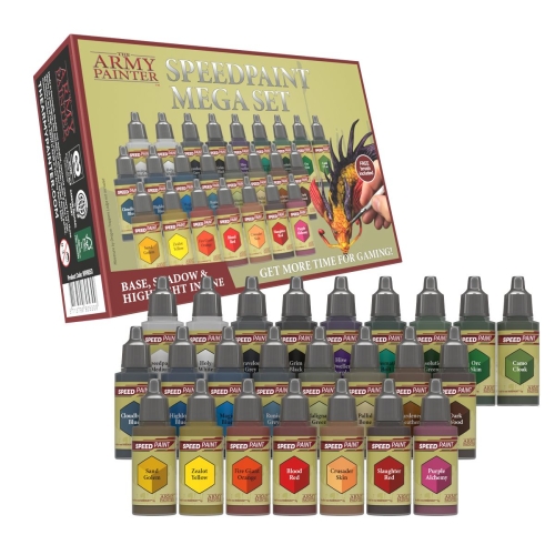 Army Painter Speedpaint Mega Set incl. 24 colors (g.P. 1L=206,02€)